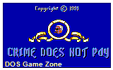 Crime Does Not Pay DOS Game