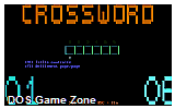 Crossword DOS Game