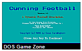 Cunning Football DOS Game