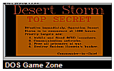 Desert Storm DOS Game