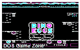 Dino Eggs DOS Game
