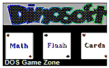 Dinosoft- Math Flash Cards DOS Game