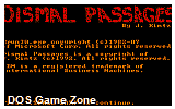 Dismal Passages DOS Game