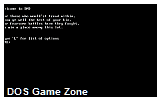 DND DOS Game