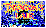 Dragon's Lair DOS Game