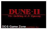 Dune II The Building Of A Dynasty DOS Game