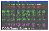 Dungeon Quest - Test Drive v1.14 DOS Game