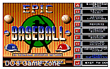 Epic Baseball DOS Game