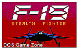 F19 Stealth Fighter DOS Game