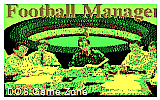 Football Manager 3 DOS Game