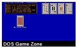 Four Card Solitaire DOS Game