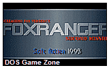 Fox Ranger II- Second Mission DOS Game