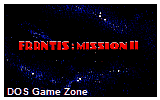 Frantis- Mission II DOS Game