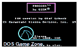 Frogger DOS Game
