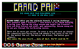 Grand Prix DOS Game