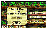 Hero's Quest- So You Want To Be A Hero DOS Game