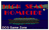 High Seas Homicide DOS Game