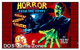 Horror Zombies from the Crypt DOS Game