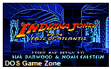 Indiana Jones and the Fate of Atlantis DOS Game