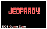 Jeopardy DOS Game