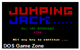 Jumping Jack Flash DOS Game