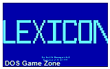 Lexicon DOS Game