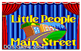 Little People Main Street DOS Game