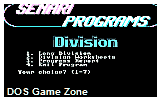 Long Division DOS Game