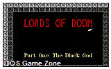 Lords of Doom - Part One- The Black God DOS Game