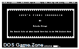 Love's Firey Imbroglio DOS Game