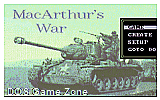 MacArthur's War- Battles for Korea DOS Game