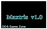 Maxtris DOS Game