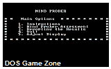 Mind Prober DOS Game