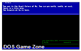 My Adventure in Mo DOS Game