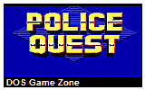 Police Quest- In Pursuit of the Death Angel DOS Game