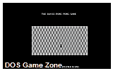 Pong-Pong DOS Game
