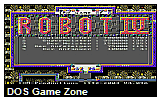 Robot IV- Operation ExtraTax DOS Game