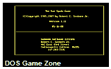 Sam Spade Game, The DOS Game