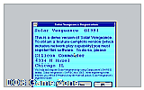 Solar Vengeance DOS Game