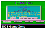 Solitaire Suite DOS Game