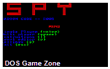 Spy DOS Game