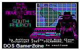 Spy's Adventures in South America, The DOS Game