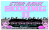 Star Rank Boxing II DOS Game