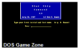 Star Ship Command DOS Game