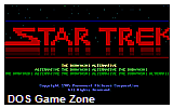 Star Trek- The Kobayashi Alternative DOS Game