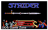 Strider DOS Game