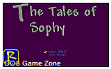 Tales of Sophy, The DOS Game