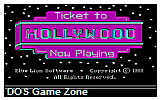 Ticket to Hollywood DOS Game