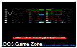 Tommy's Meteors DOS Game