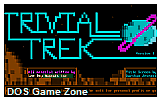 Trivial Trek DOS Game